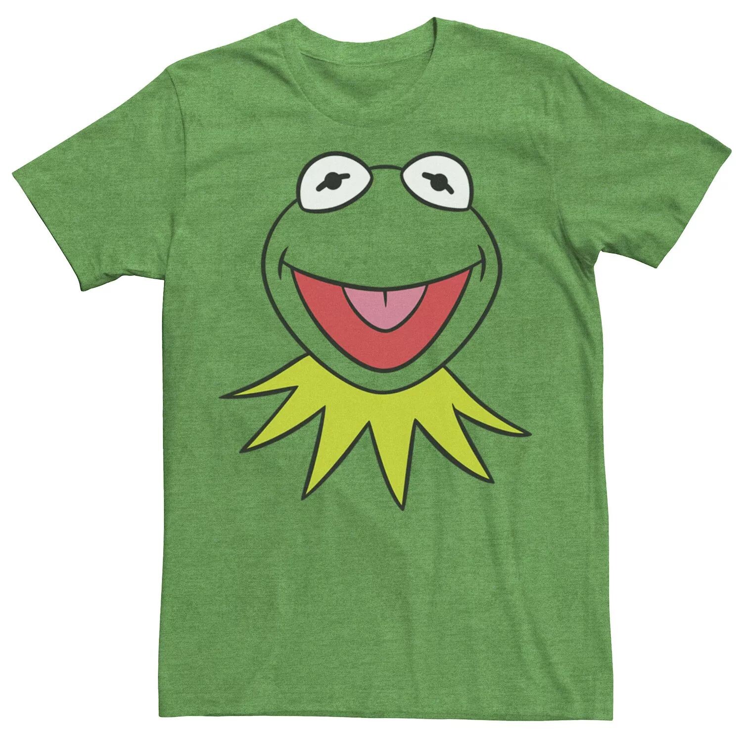 

Мужская футболка Muppet Kermit с большим лицом Licensed Character