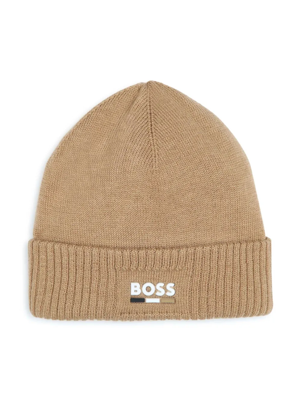 

Шапка бини с логотипом BOSS Kidswear, нейтральный