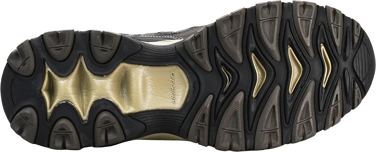 Кроссовки Skechers Afterburn M. Fit Wonted, коричневый/серо-коричневый — фото 4