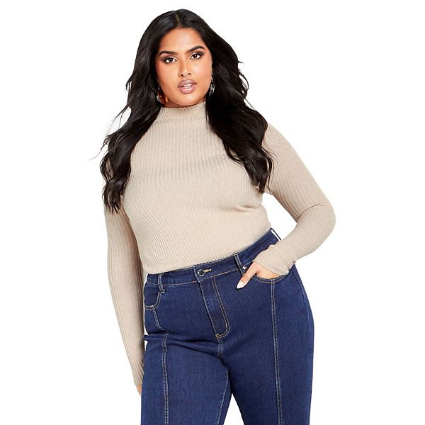 

Свитер Sina для женщин plus size Avenue, Natural