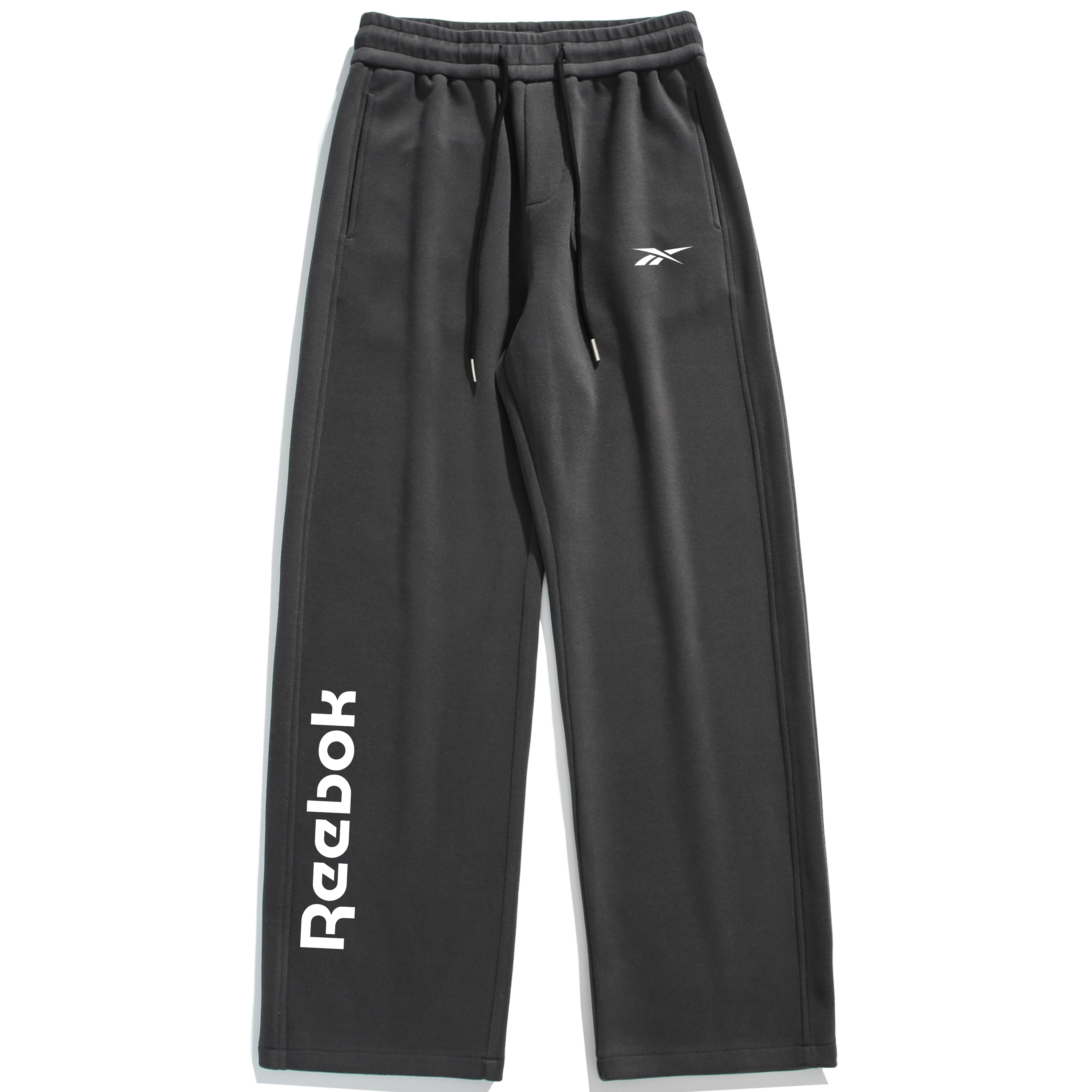 

Повседневные брюки Unisex Moderate Wide Leg Reebok, темно-серый