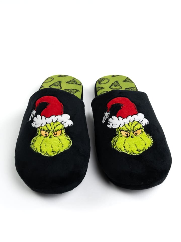 Тапочки United Labels The Grinch Pantoffeln Puschen Schlappen, черный