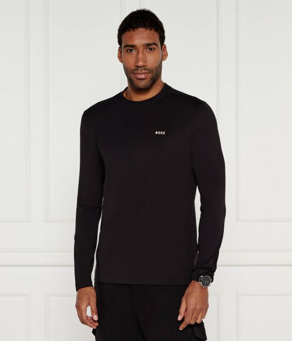

Футболка с длинным рукавом длинная Regular fit Boss Green, черный