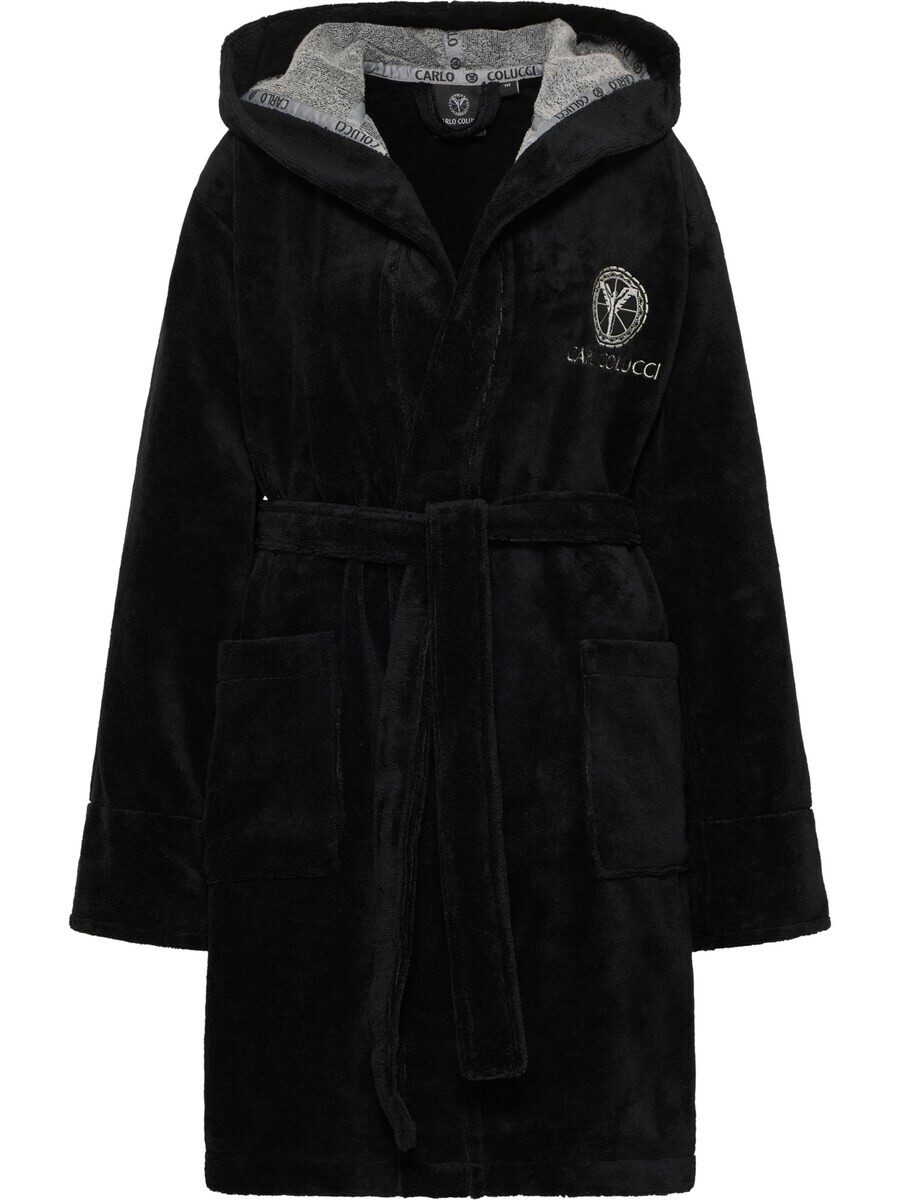 

Халат Carlo Colucci Short Bathrobe Coma, черный