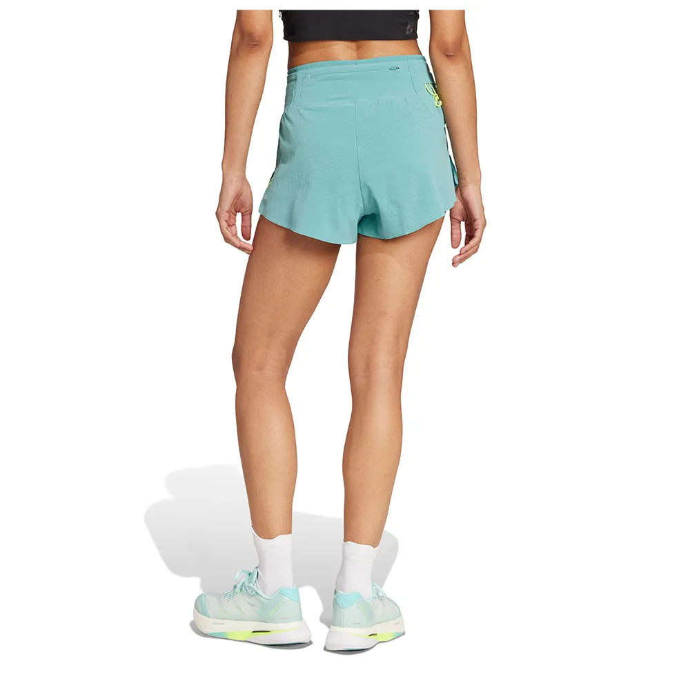 Шорты adidas Adizero Gel Pocket 3В'' shorts, синий — фото 2