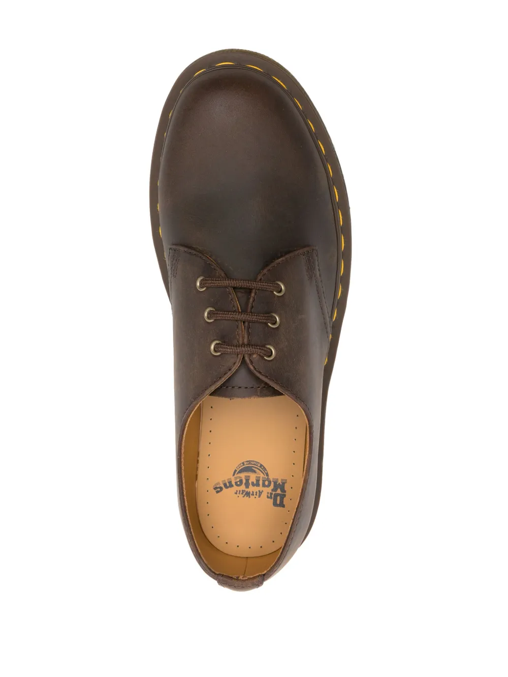 Оксфорды 1461 на шнуровке Dr. Martens, коричневый — фото 4