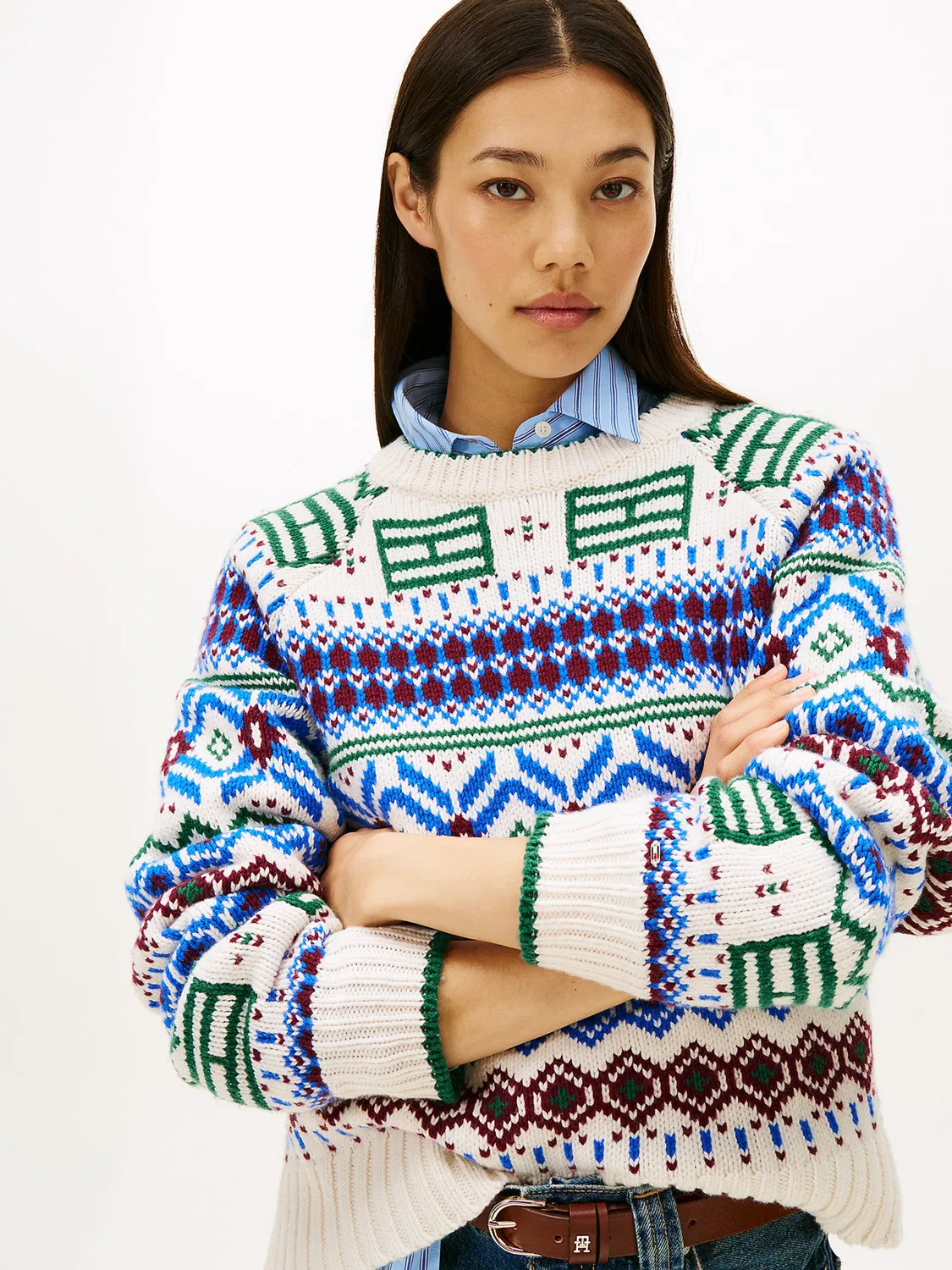 Свитер 'Fair Isle' Tommy Hilfiger, Wool White — фото 3