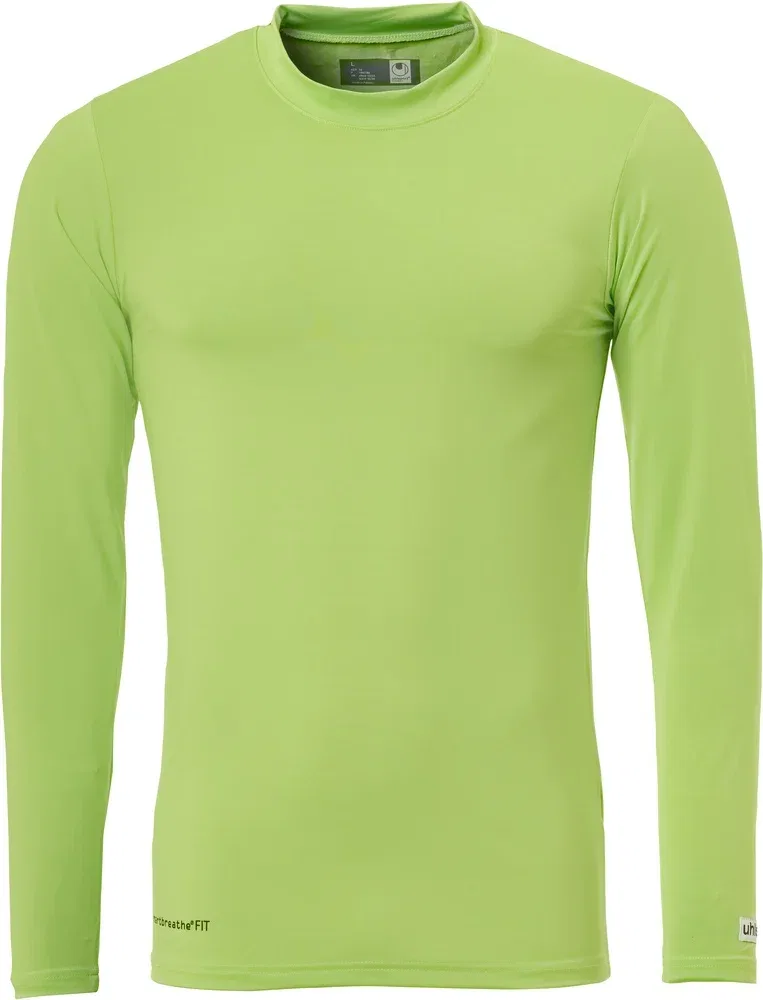 Лонгслив базовый слой, Uhlsport, зеленый