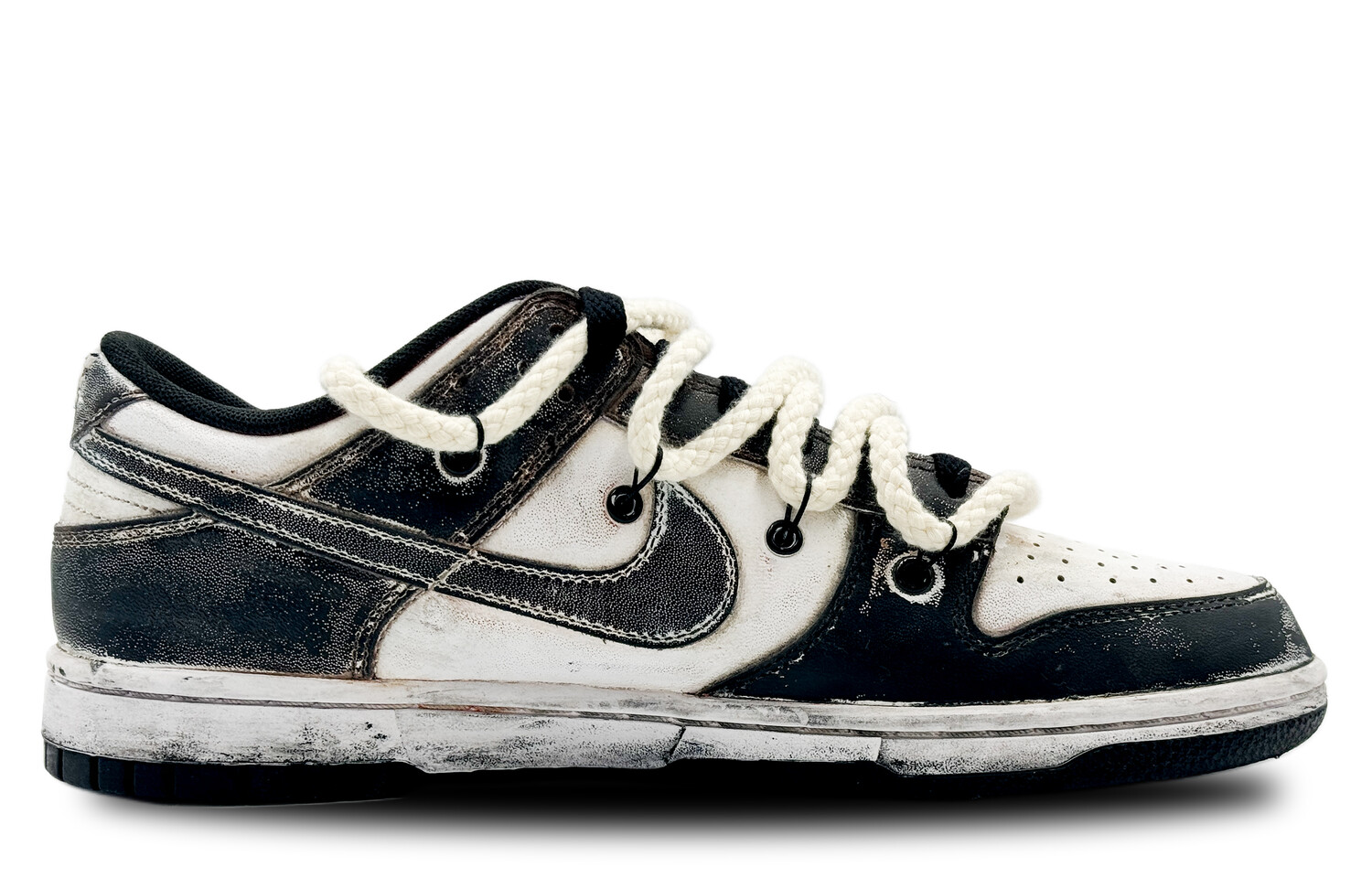 

Кроссовки Nike Dunk Skateboard Shoes Men Low-Top White, Черный, Кроссовки Nike Dunk Skateboard Shoes Men Low-Top White
