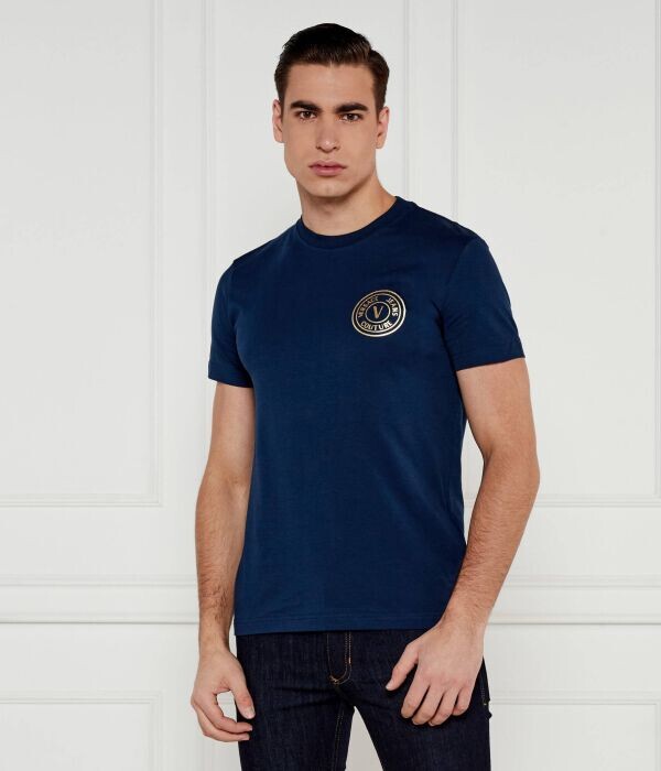 

Футболка Slim Fit Versace Jeans Couture, синий