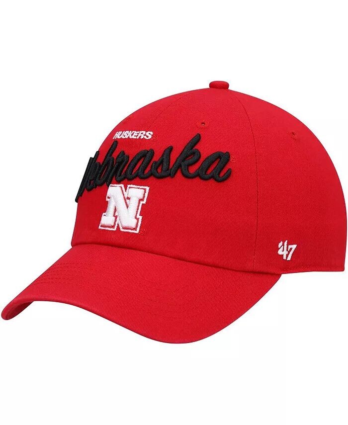 

Женская шапка Scarlet Nebraska Huskers Phoebe Clean Up Adjustable '47 Brand