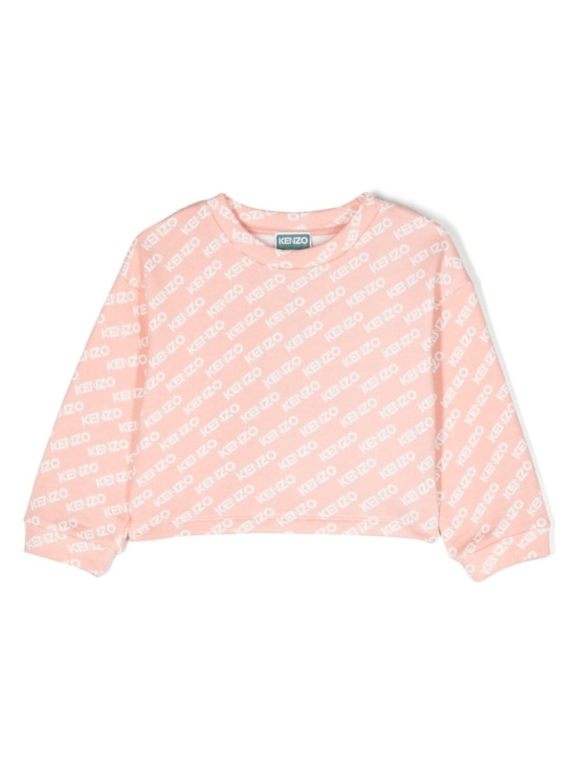 

Kenzo Kids толстовка с логотипом, розовый