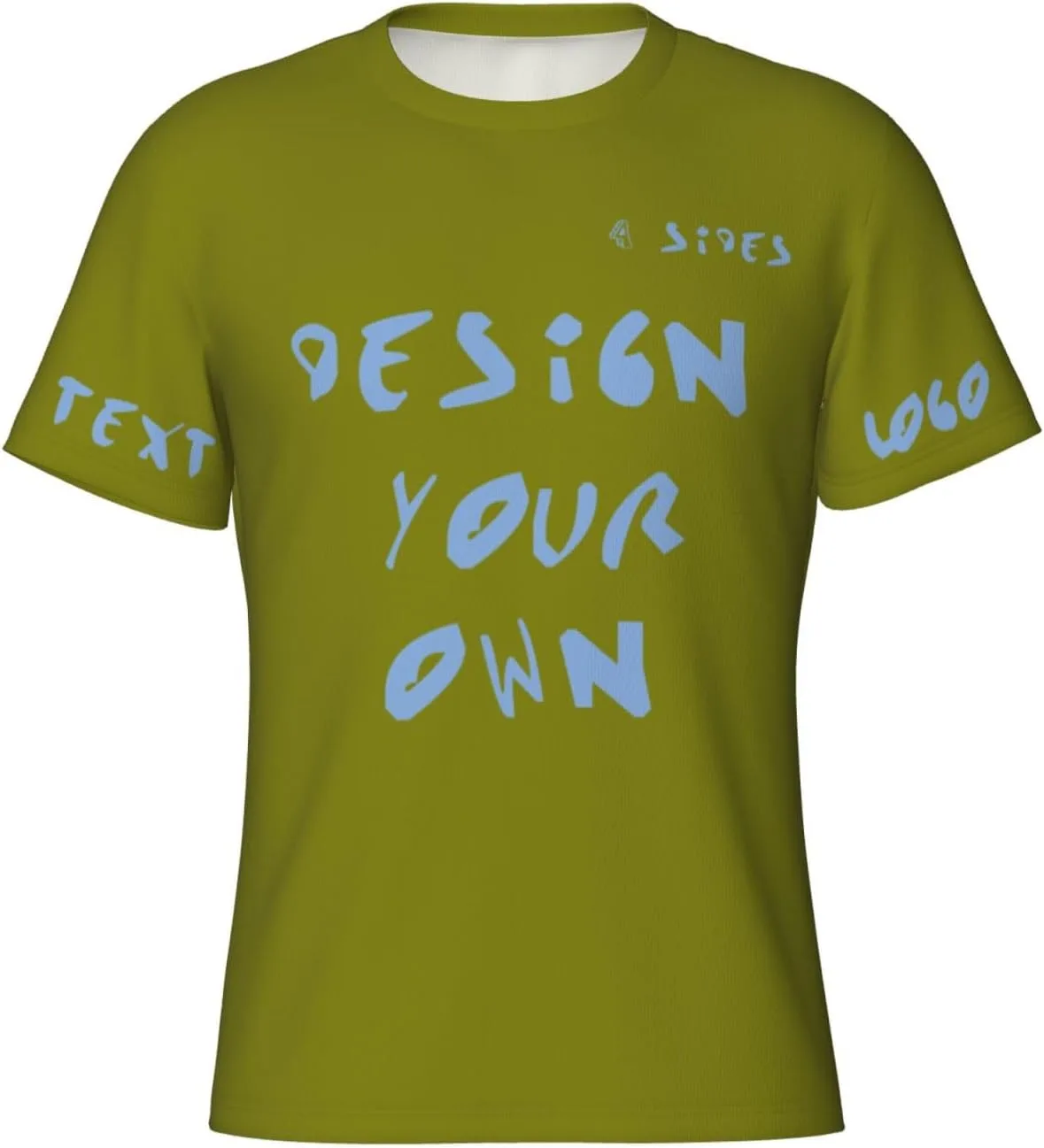 

Футболка Custom с принтом на 4 сторонах