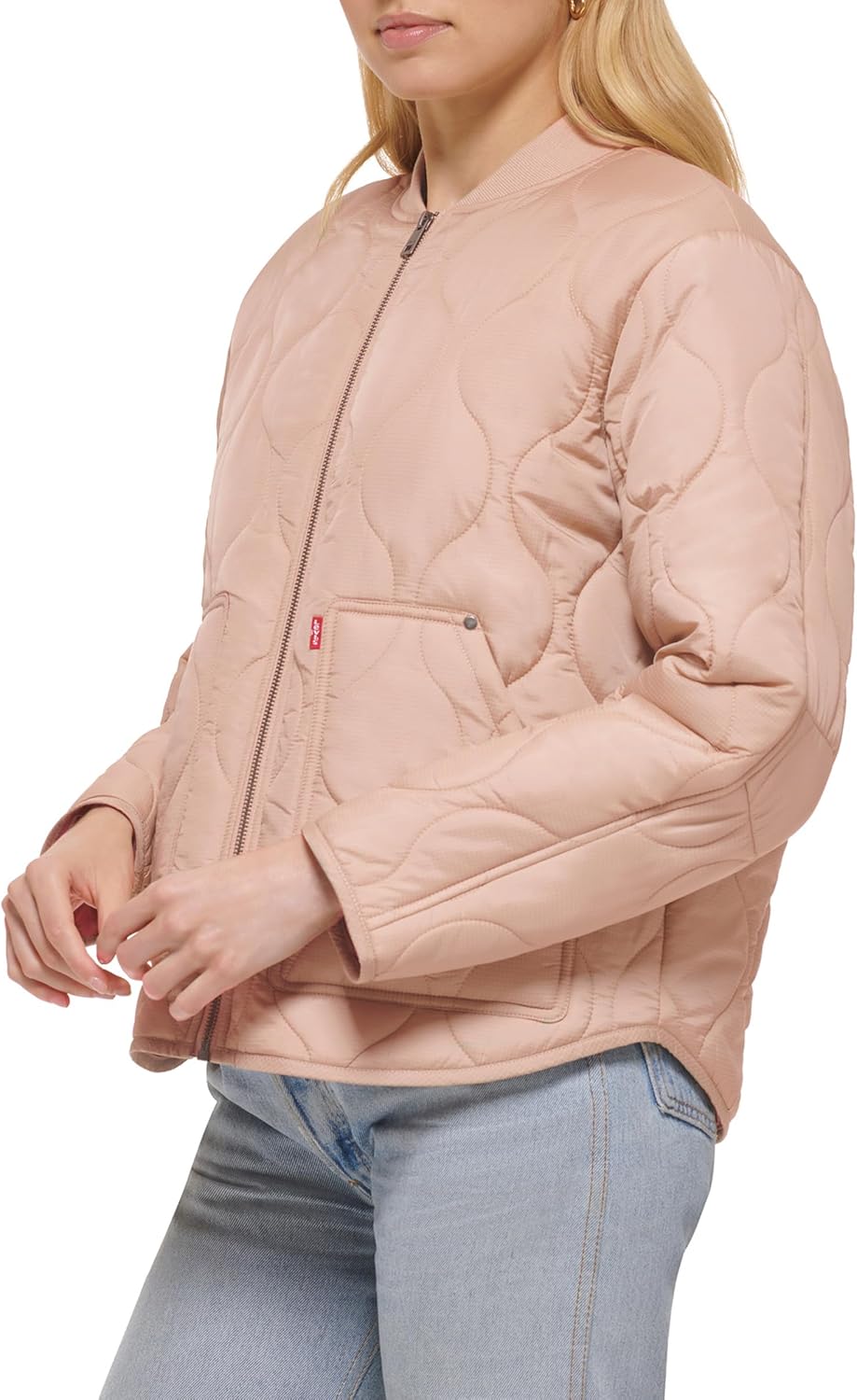 Женская стеганая куртка Levi's Onion Quilted Liner Jacket, Frappe — фото 3