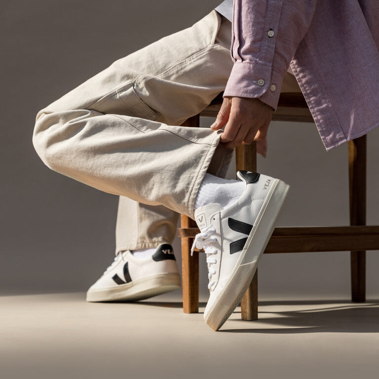 

Кроссовки Campo Chromefree Leather Veja, белый