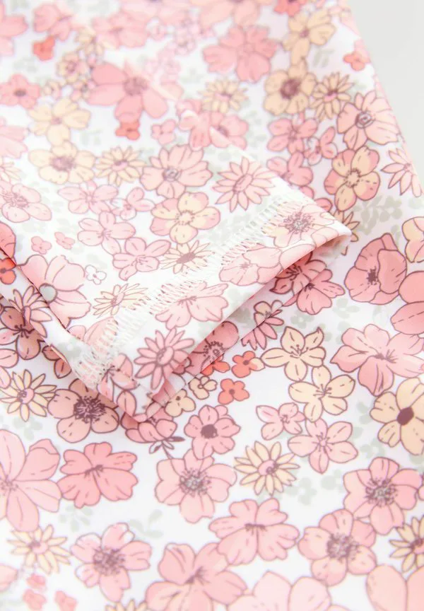 Купальник стандартного кроя с длинными штанинами Next, Coral Pink Ditsy Floral — фото 3