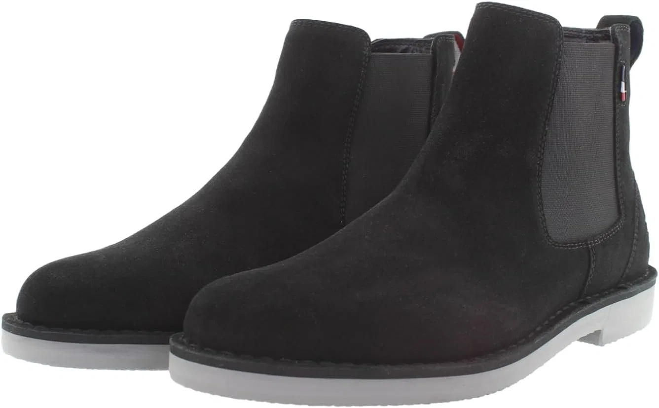 Ботинки U.S. Polo Assn. Chelsea MUST008MDSE1 Synthetic Shoe Model for Men, Black — фото 3