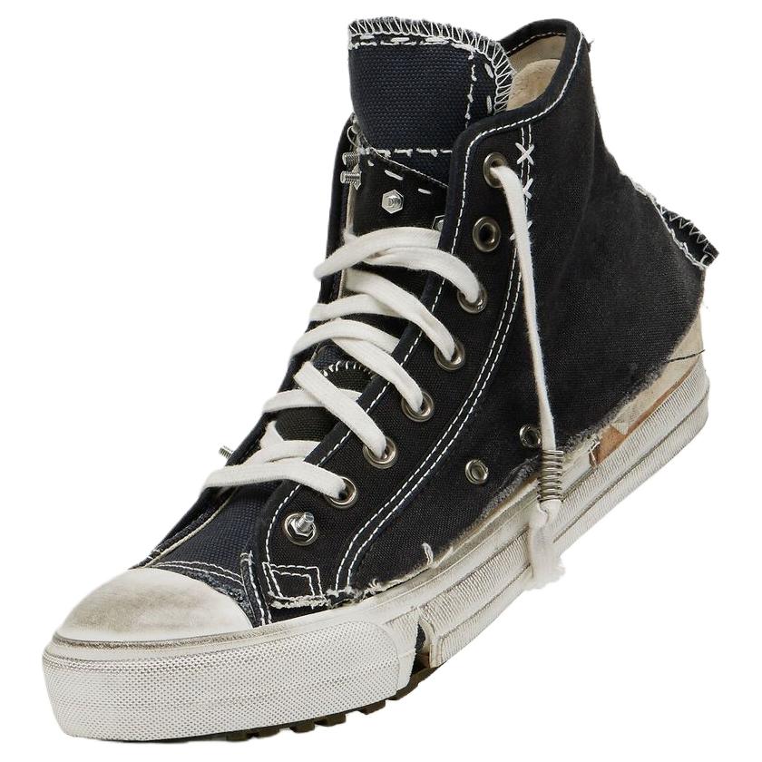 Maison Margiela Любимые до смерти высокие кеды Canvas женские black — фото 4