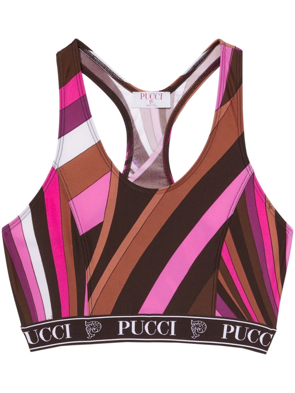 

Женский топ Pucci розовый