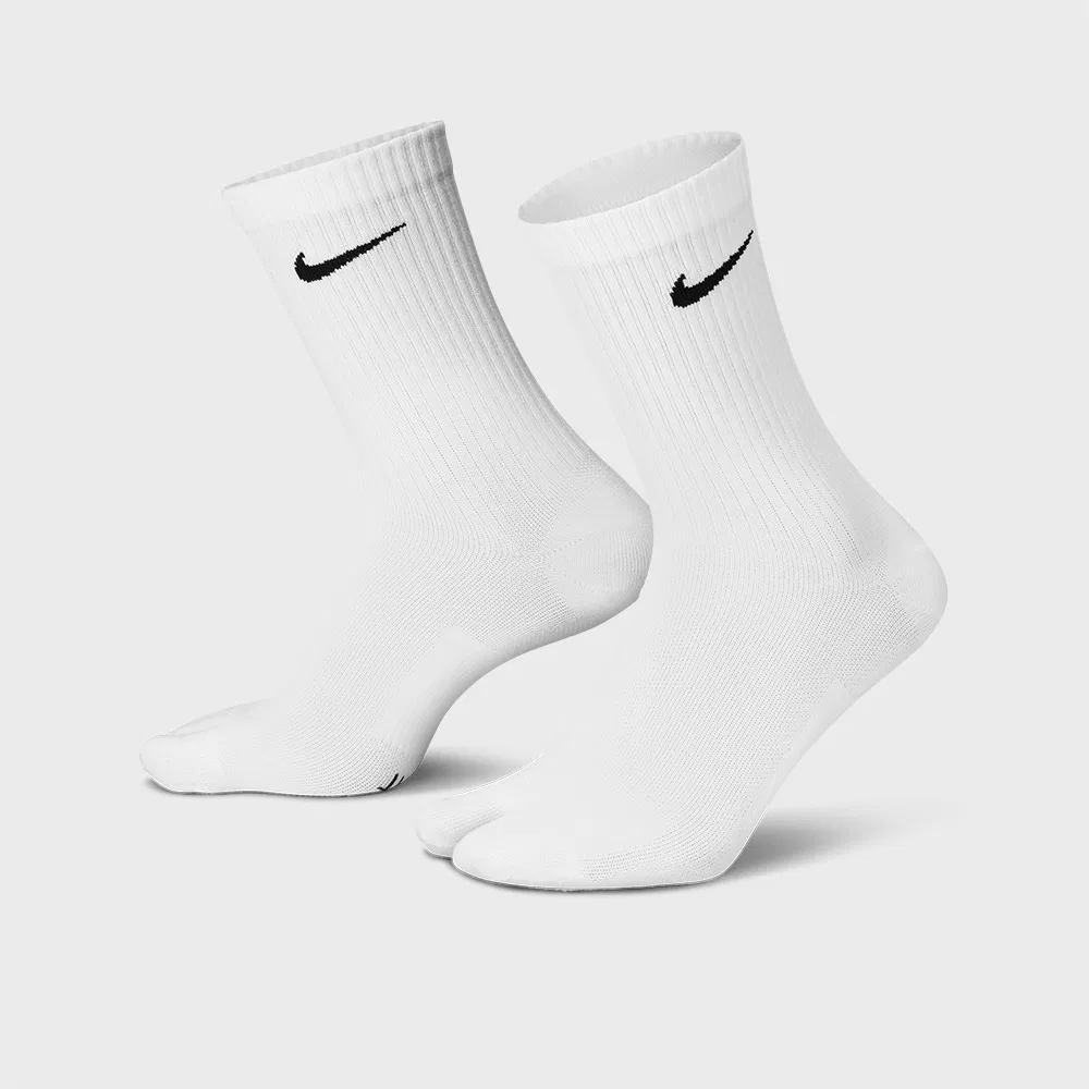 Мужские лёгкие носки Crew Socks Everyday Plus, белые, от Nike
