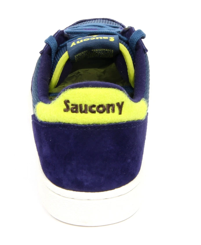 Желтые кроссовки для джазового корта Saucony, синий — фото 4