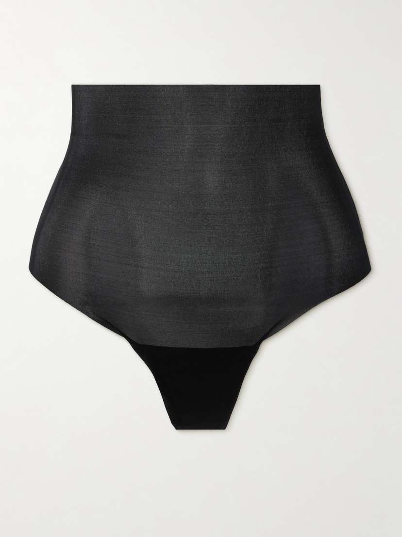 

Легкие корректирующие стринги из эластичного джерси Commando, черный