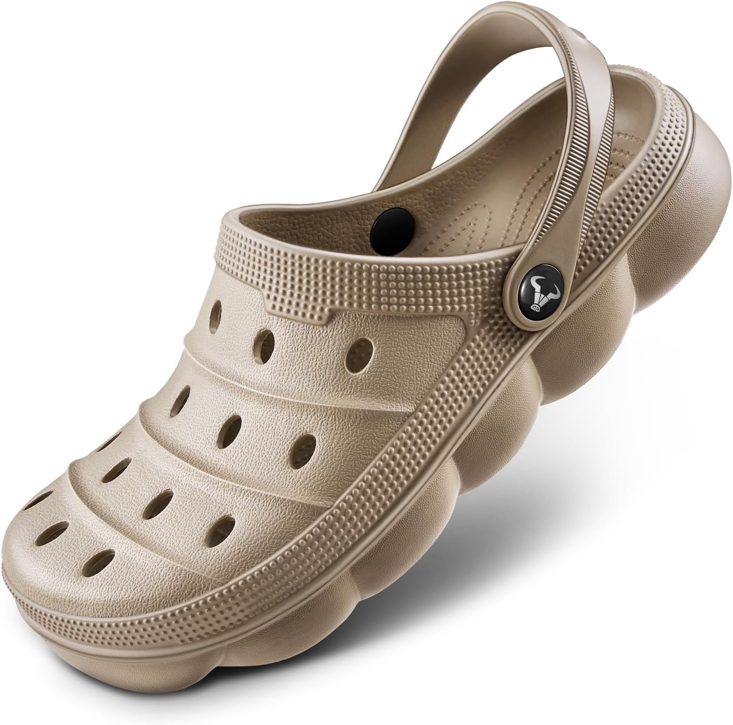 

Женские сабо KEMISANT, комфортные мюли, сандалии, тапочки, обувь для медсестры и сада, унисекс для мужчин, с амортизацией и поддержкой, Camel8023