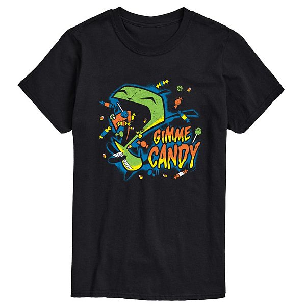 

Футболка Big & Tall с принтом Invader Zim Gimme Candy Licensed Character