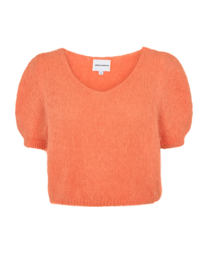 

Оранжевый свитер с короткими рукавами Americandreams, оранжевый