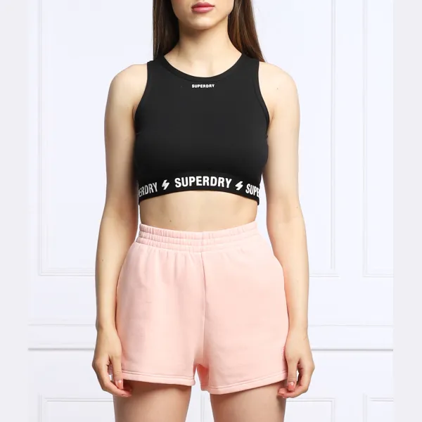 

Укороченный топ Superdry, черный