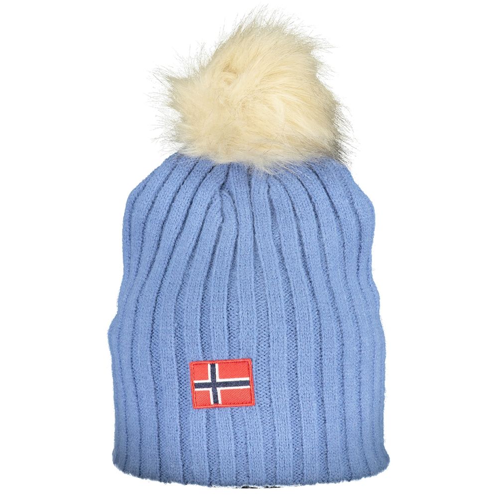 

Шапка из полиэстера голубого цвета Geographical Norway