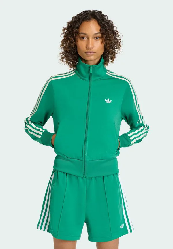 Классическая тренировочная куртка firebird Adidas Originals, Bold Green/White