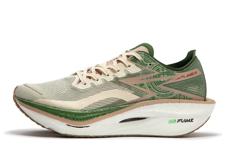 

Кроссовки Fly Burn 3 унисекс с низким верхом Dune White/Wild Green 361°