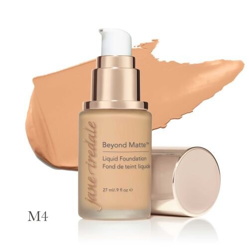 

Jane Iredale, Beyond Matte, Liquid Foundation, Mineral Mattifying Liquid Foundation, M4