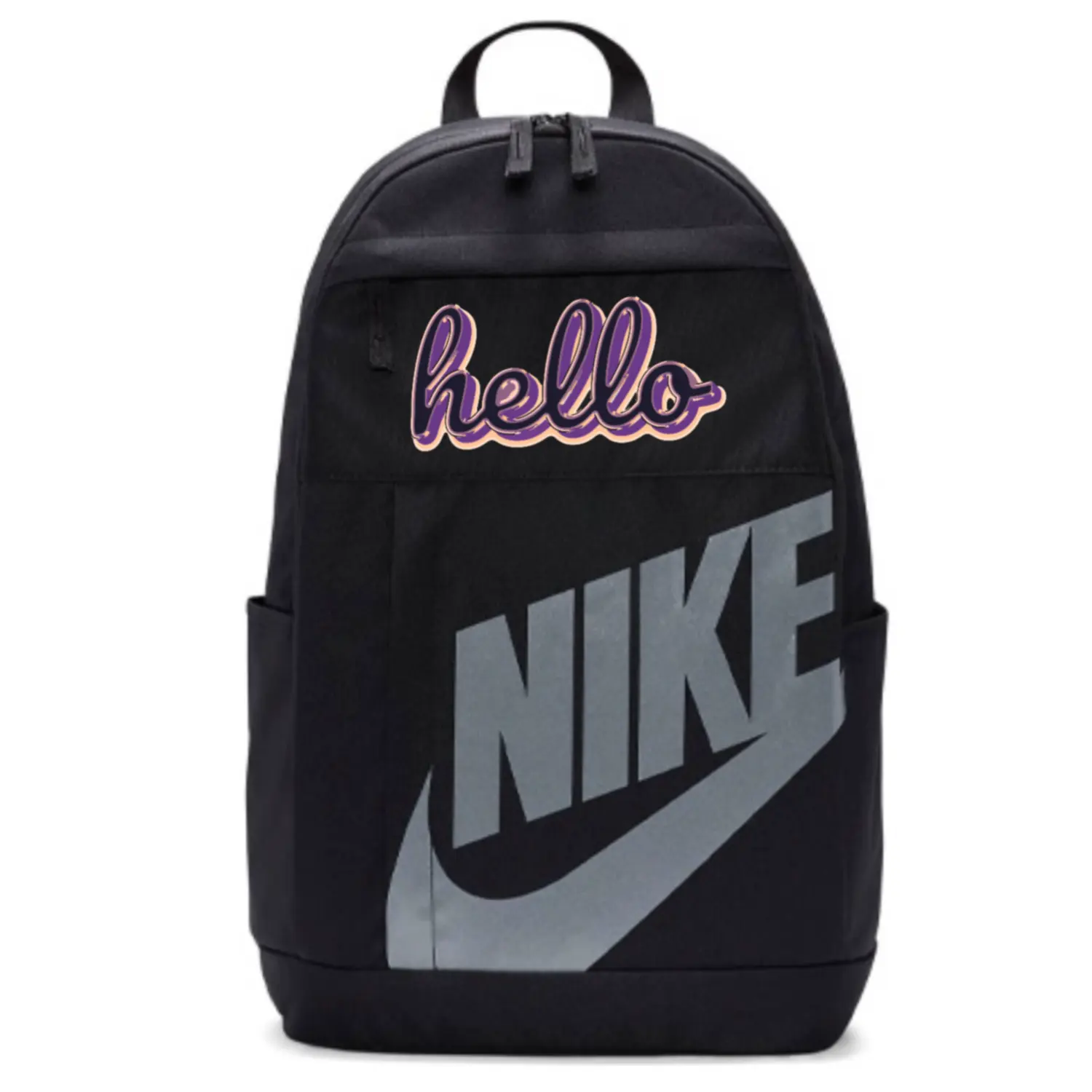 

Nike Тканевый рюкзак унисекс черный, hello