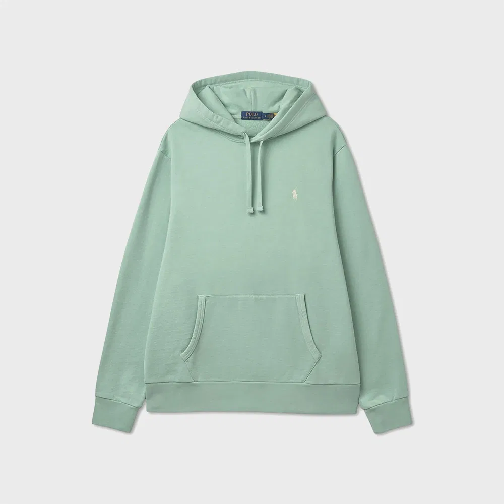 Женское худи Loop Back Terry зелёного цвета от Polo Ralph Lauren