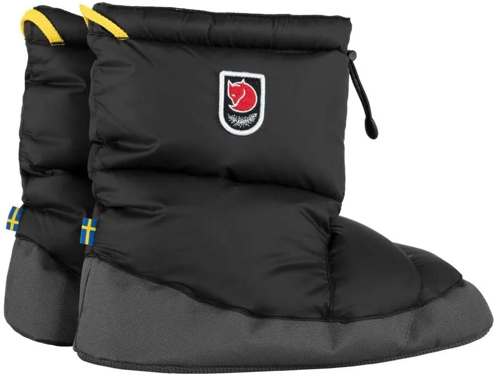 Леггинсы Fjallraven и теплые ботинки унисекс идеально подходят для использования в палатке или дома, удобны для переноски. Чехлы для обуви, черный — фото 3