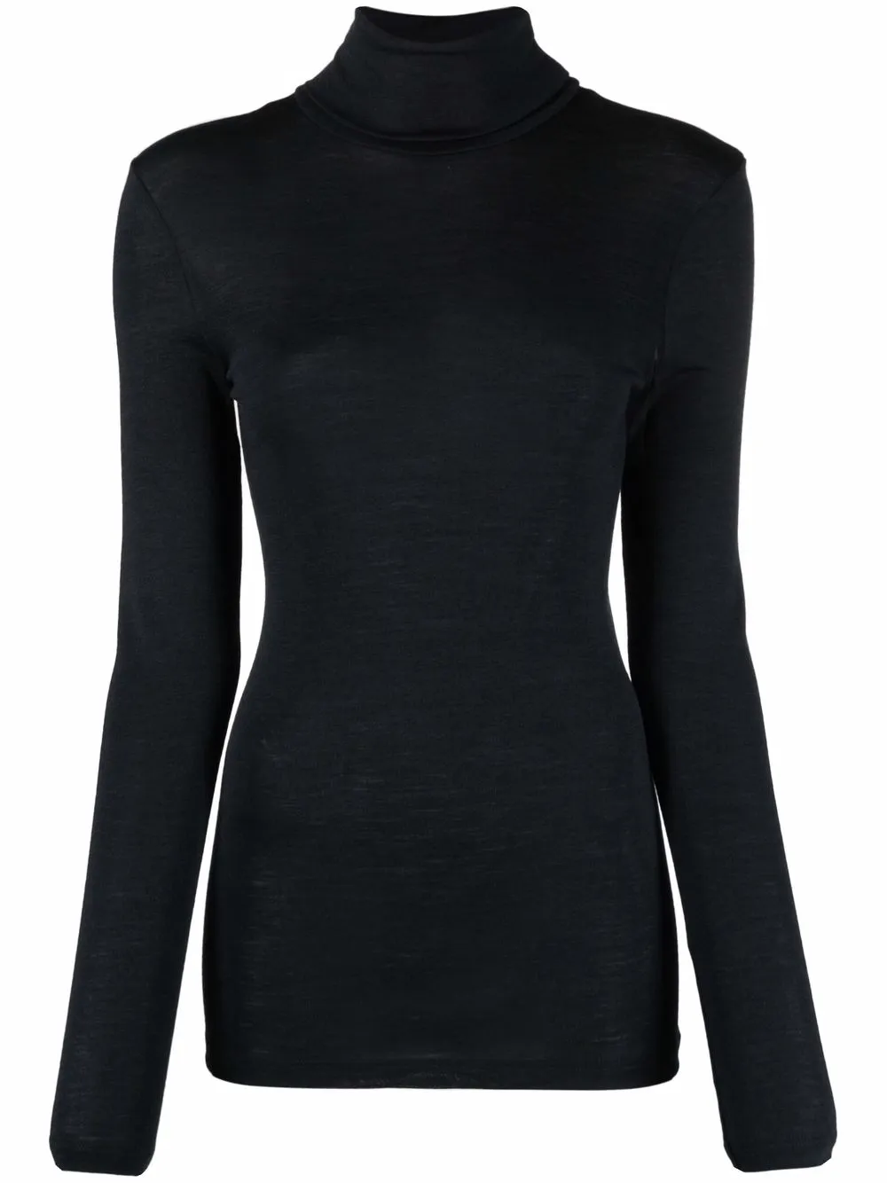 

Джемпер тонкой вязки с воротником поло Hanro, черный