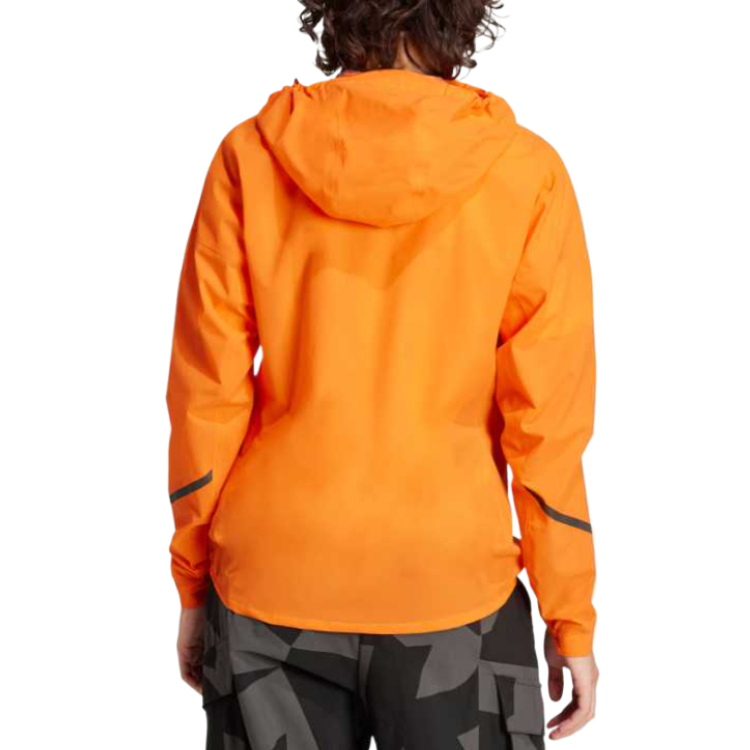 Adidas Женская ветровка для пешего туризма с влагоотводящим эффектом, Half Impact Orange — фото 3