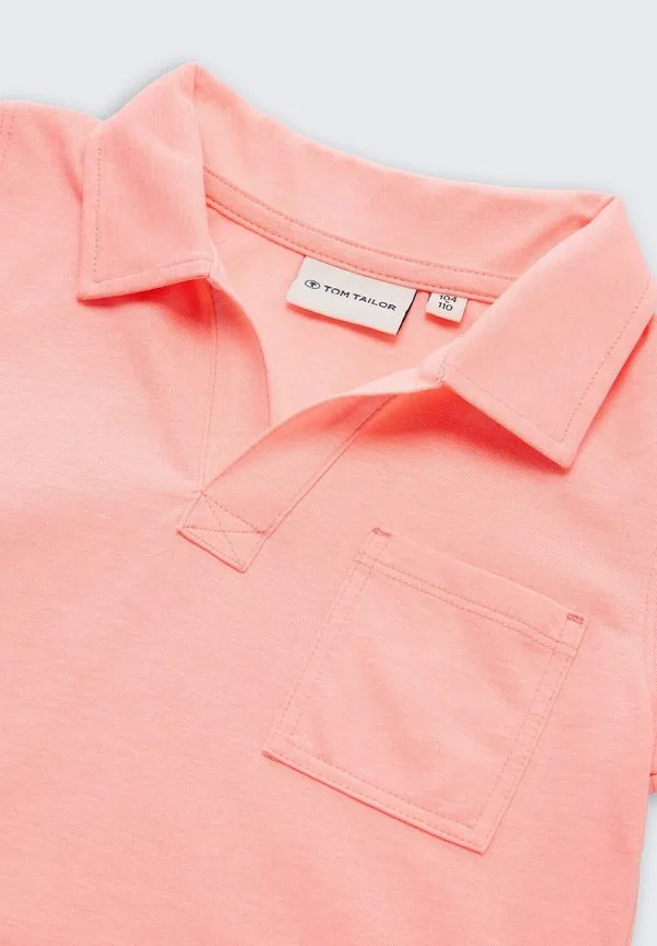 Рубашка поло Tom Tailor, Soft Neon Pink — фото 3