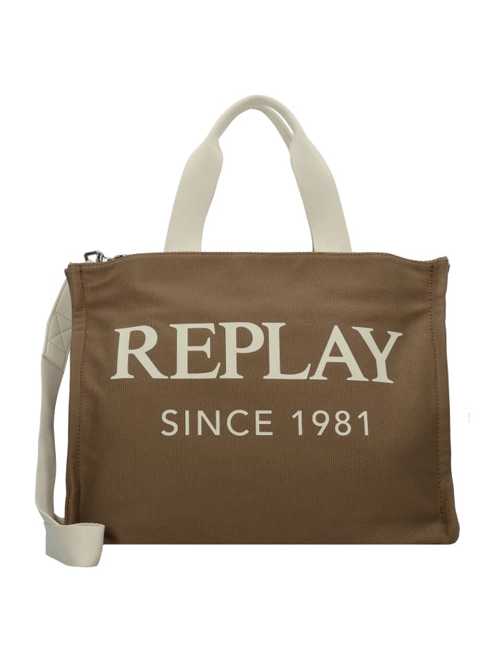 

Сумка шоппер Replay, коричневый