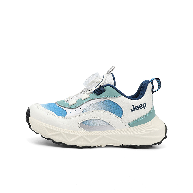 

Детские кроссовки для бега, устойчивые к истиранию, легкие, амортизирующие, нескользящие Jeep, слоновая кость/белый/серый/зеленый