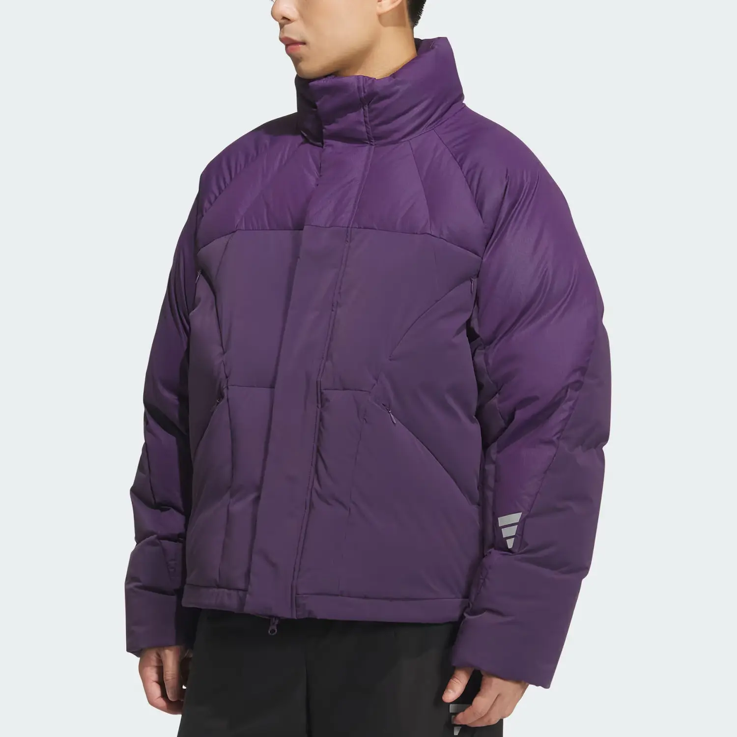 Пуховик FOS FUTURE STYLE мужской Adidas, фиолетовый — фото 4