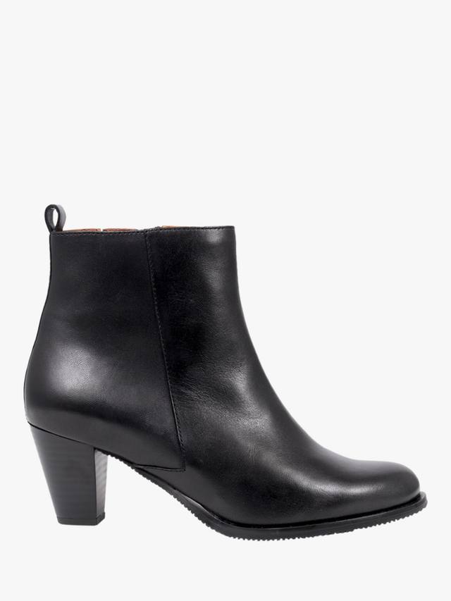 Кожаные ботильоны leianna на высоком каблуке Jones Bootmaker, черный