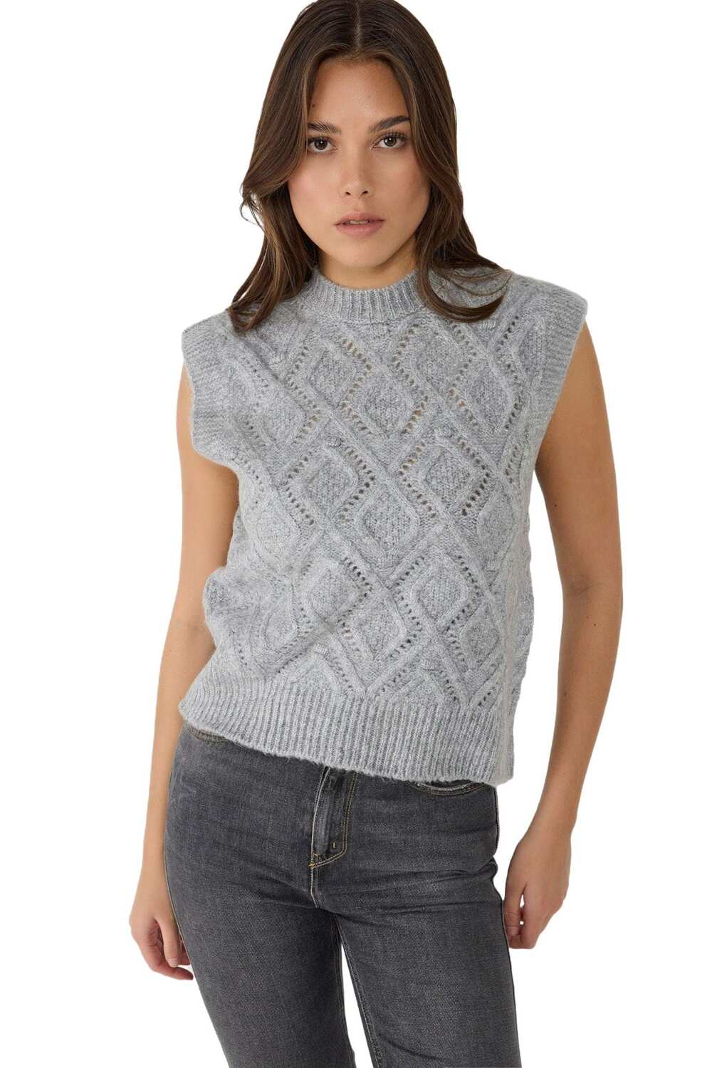 

No Matter What Свитер в крапчато-сером цвете