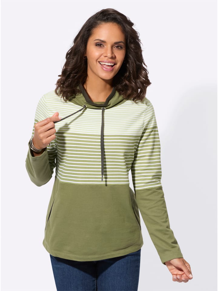 

Толстовка в полоску цвета тростника и экрю WITT WEIDEN