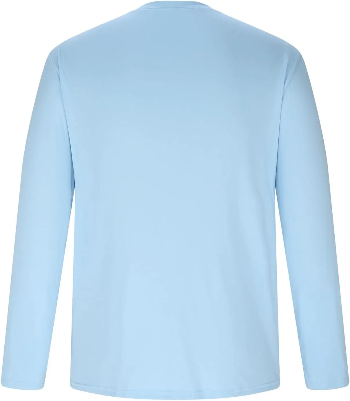 Мужская футболка с длинным рукавом UPF 50+, Generic, Light Blue — фото 4