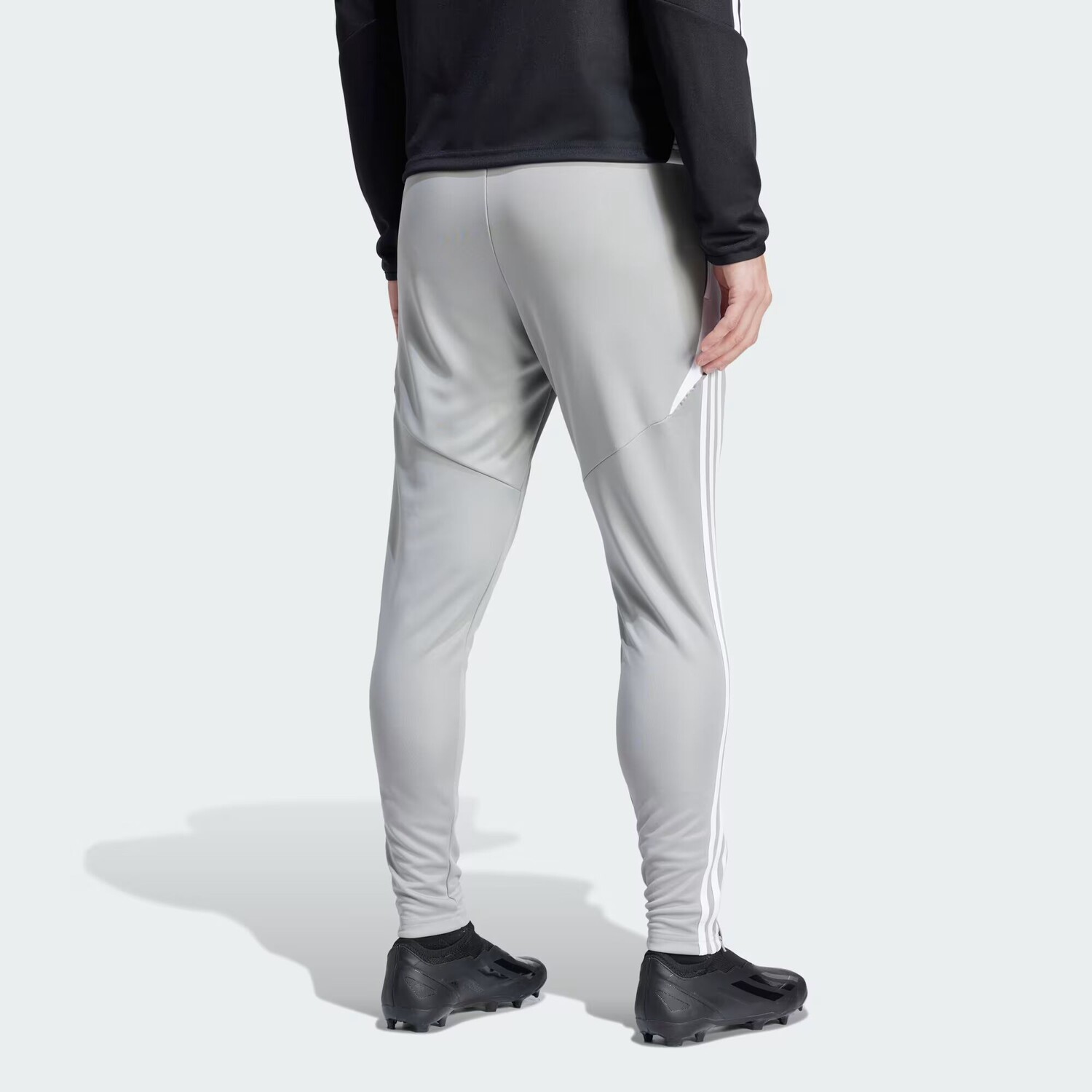 Тренировочные брюки Tiro 24 Adidas, цвет Team Mid Grey/White — фото 2