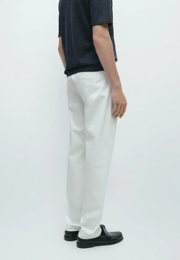 Брюки Massimo Dutti, белый — фото 3