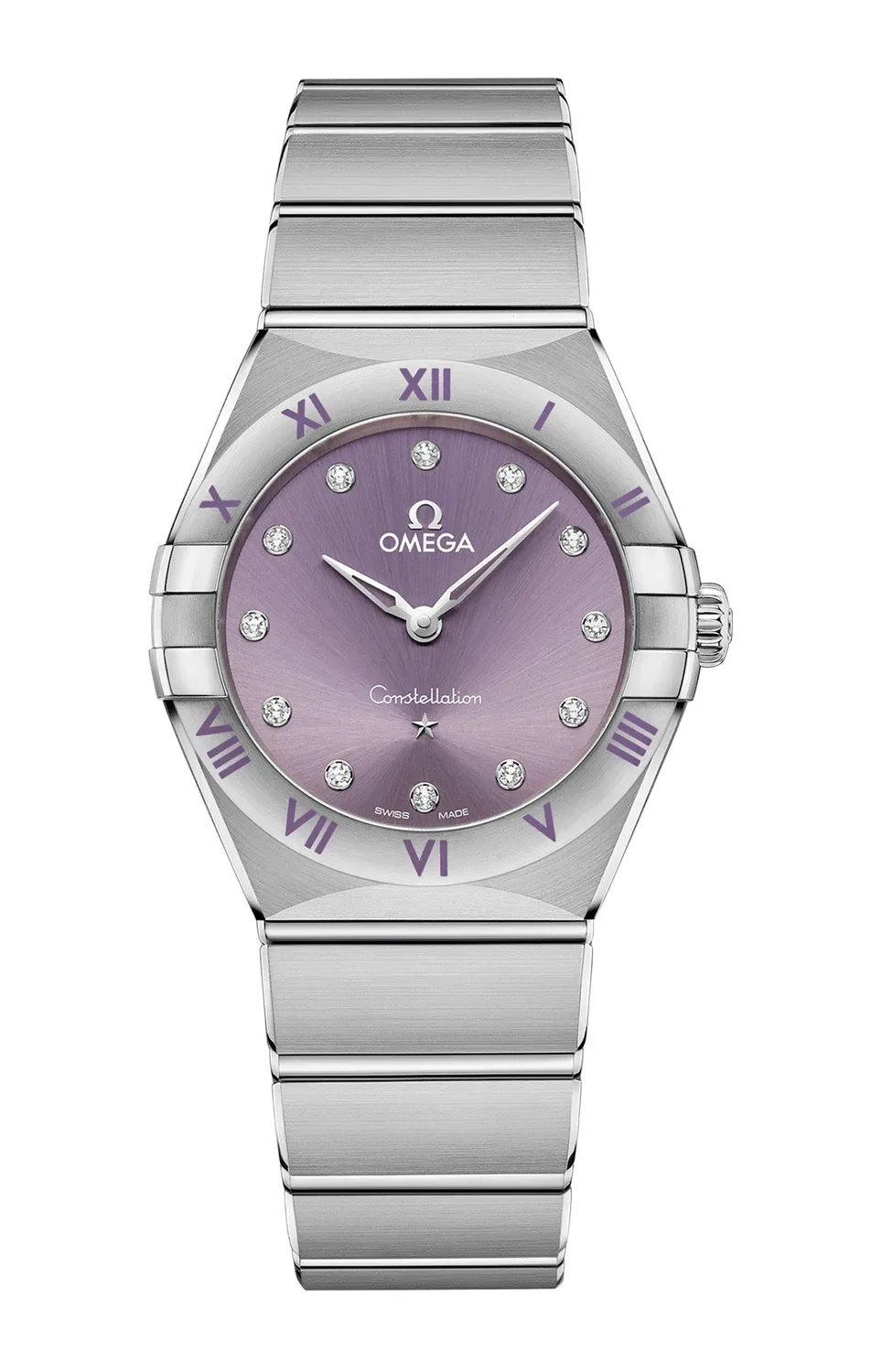 Constellation 28 мм, сталь на стали - 131.10.28.60.60.002 OMEGA, серебряный